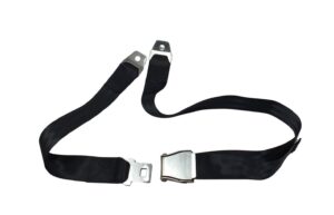 Lifeboat Static Seatbelt 2-Point. Black