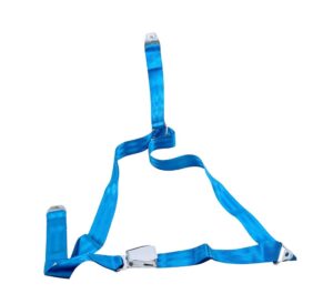 Print Lifeboat static seatbelt 3-point. blue